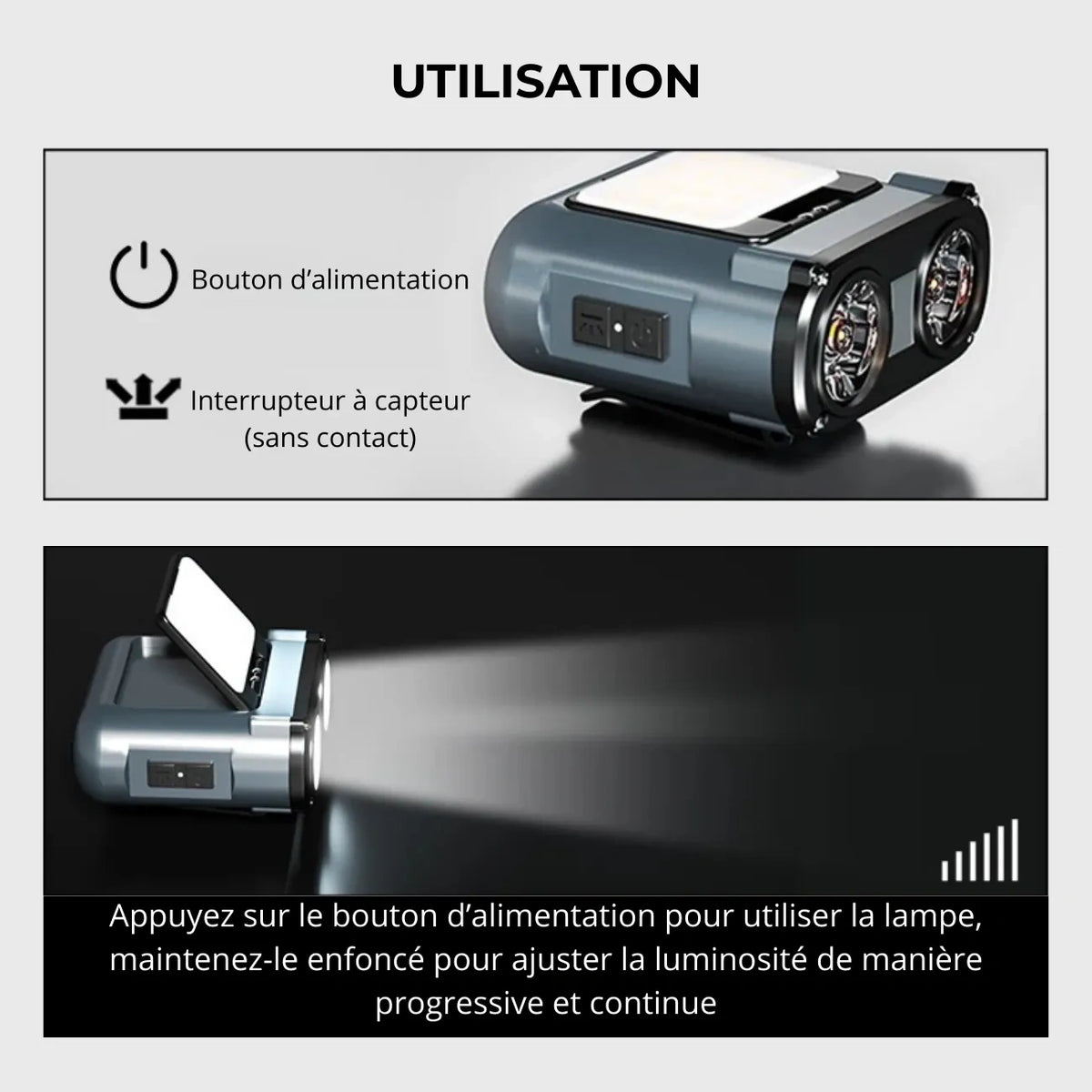 Lampe Frontale 500 Lumens 3