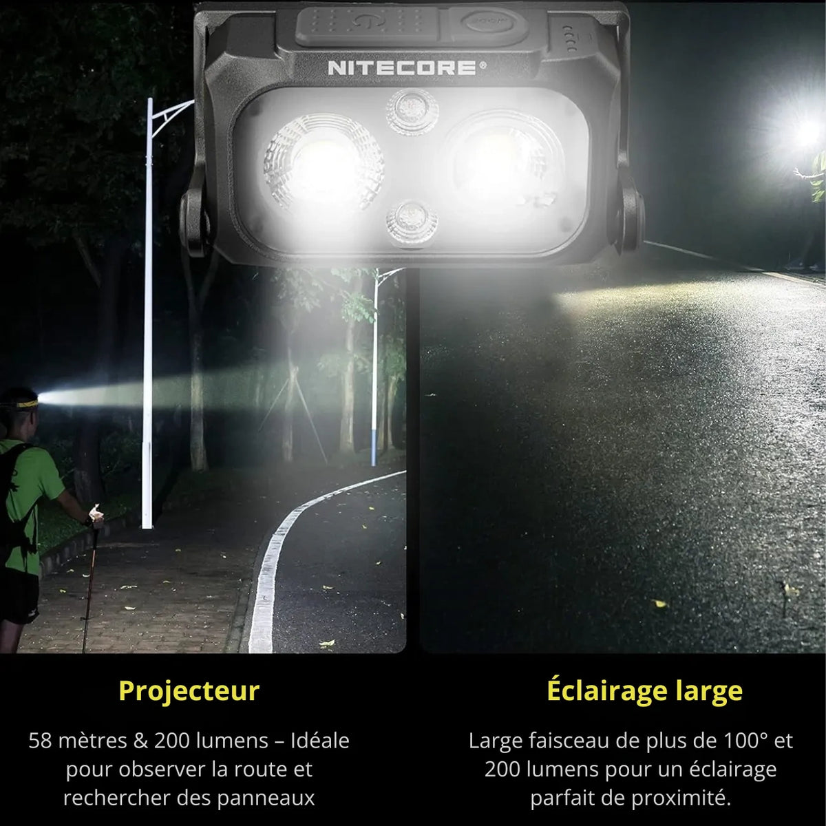 Lampe Frontale Montagne 8