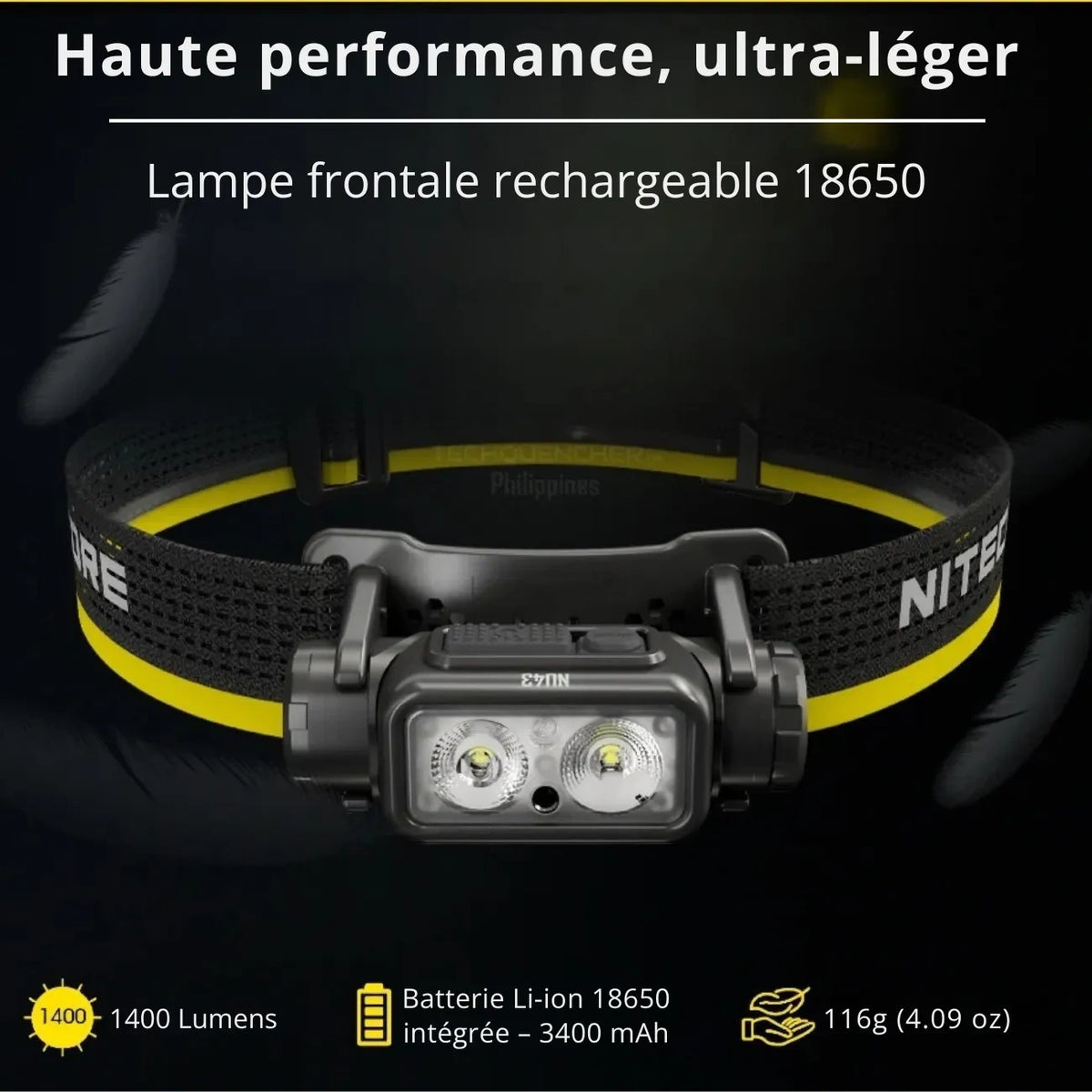 Lampe Frontale Rechargeable Grande Autonomie 4