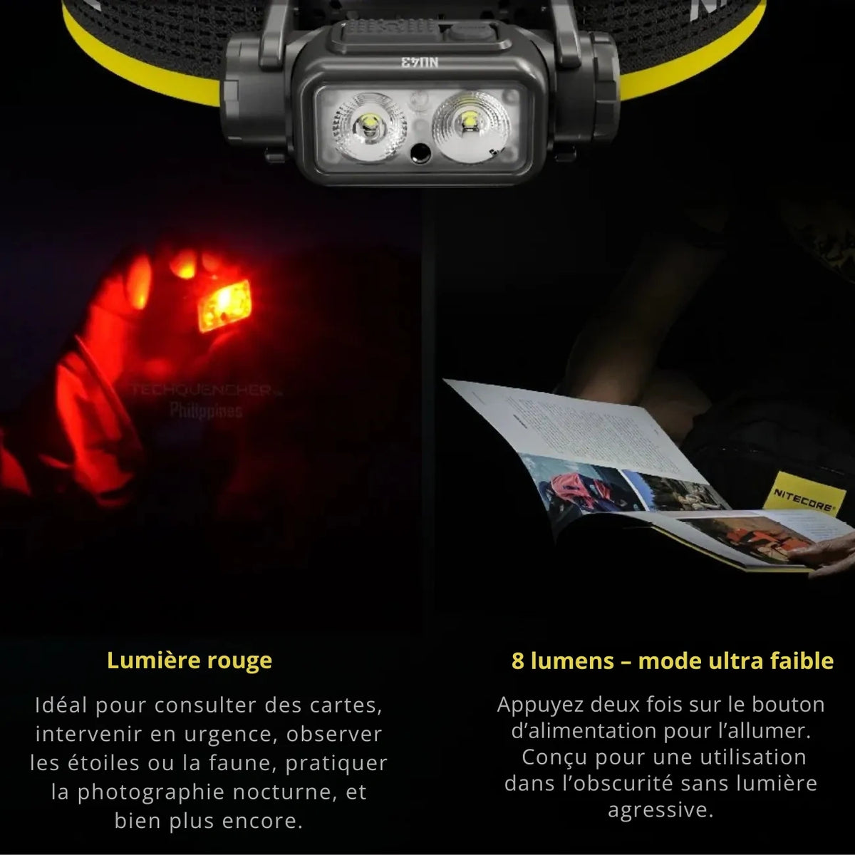 Lampe Frontale Rechargeable Grande Autonomie 5