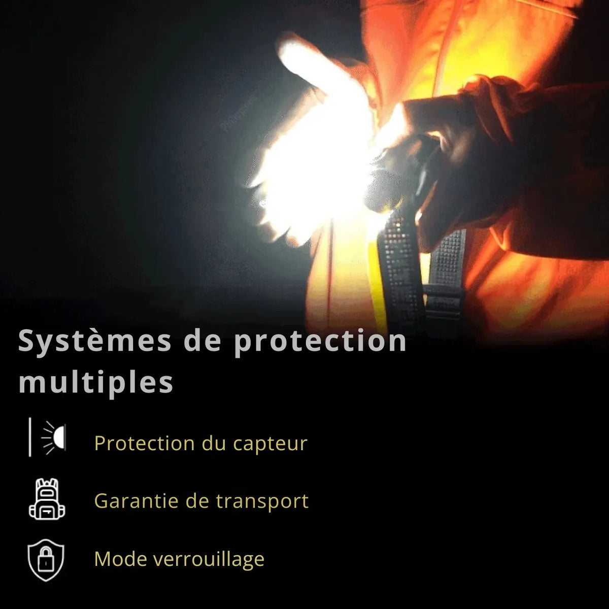 Lampe Frontale Rechargeable Grande Autonomie 8