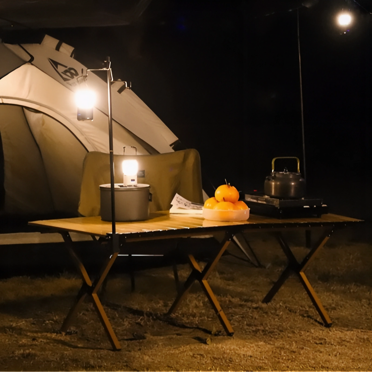 Lanterne Camping Verte