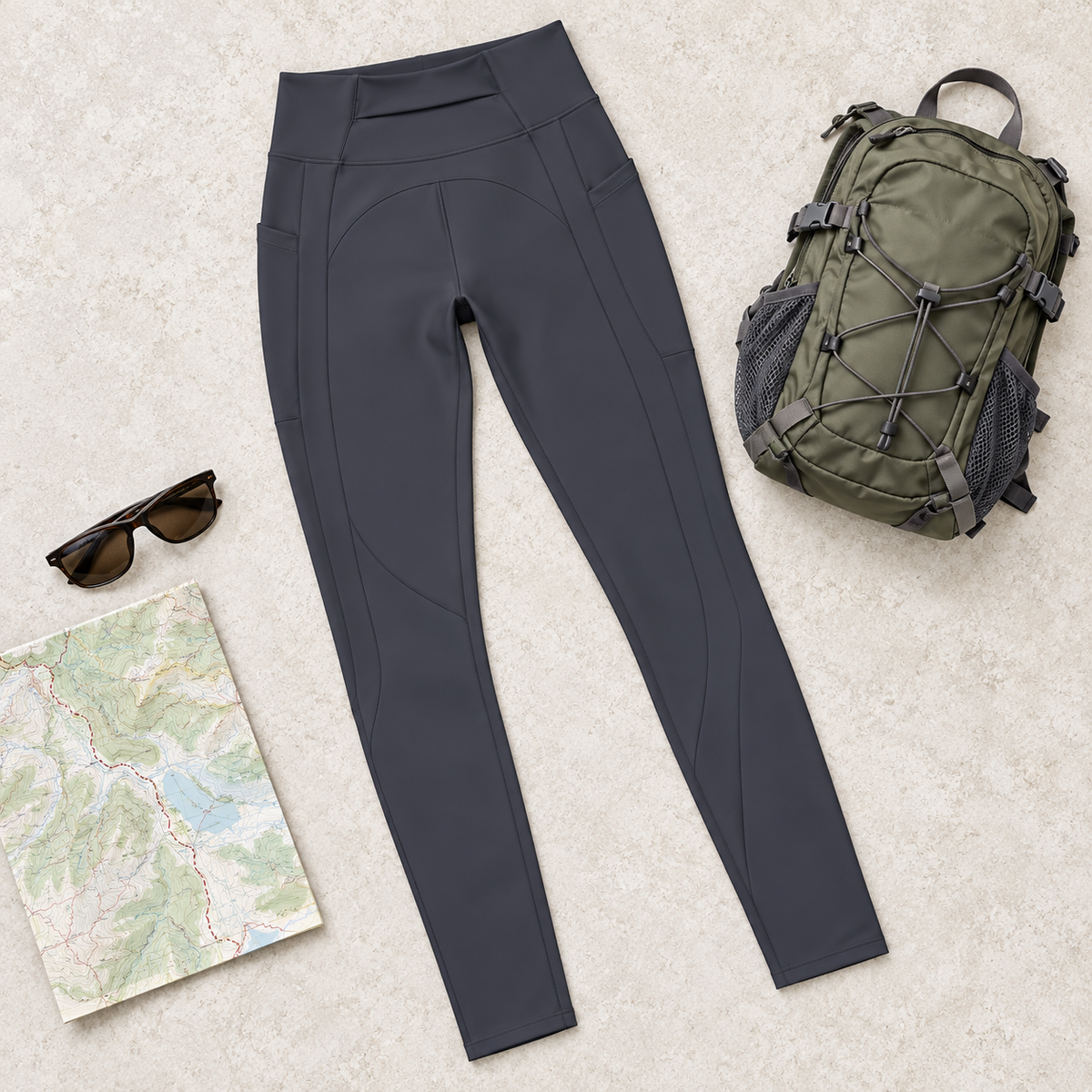 Legging Randonnée Neige Femme — flatlay randonnee