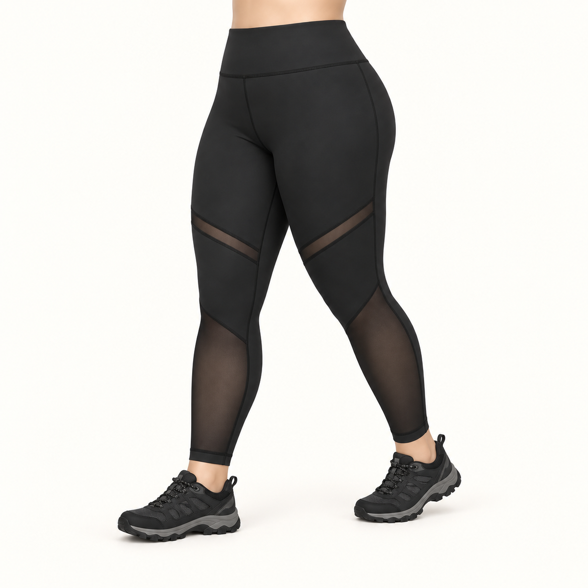 Legging randonnée XXL noir — profil marché