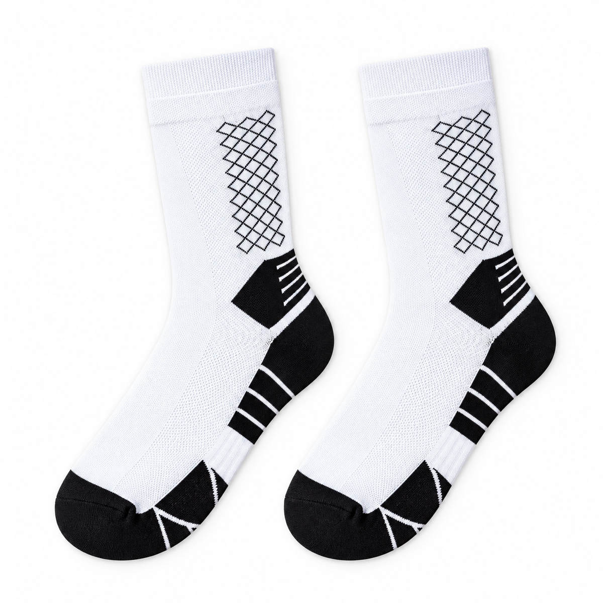 Lot Chaussette Randonnée Femme — à plat Blanc