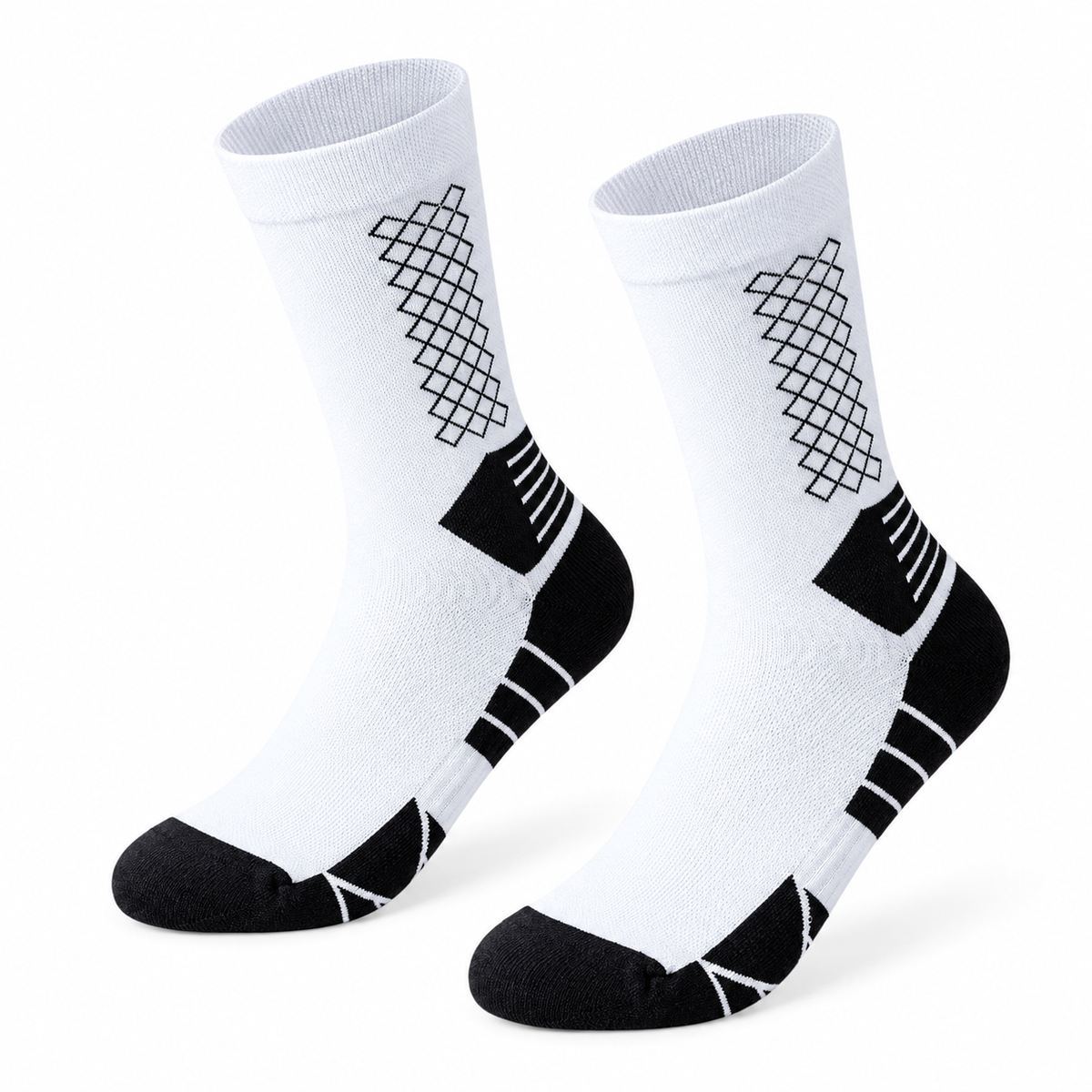 Lot Chaussette Randonnée Femme — ouvertures Blanc