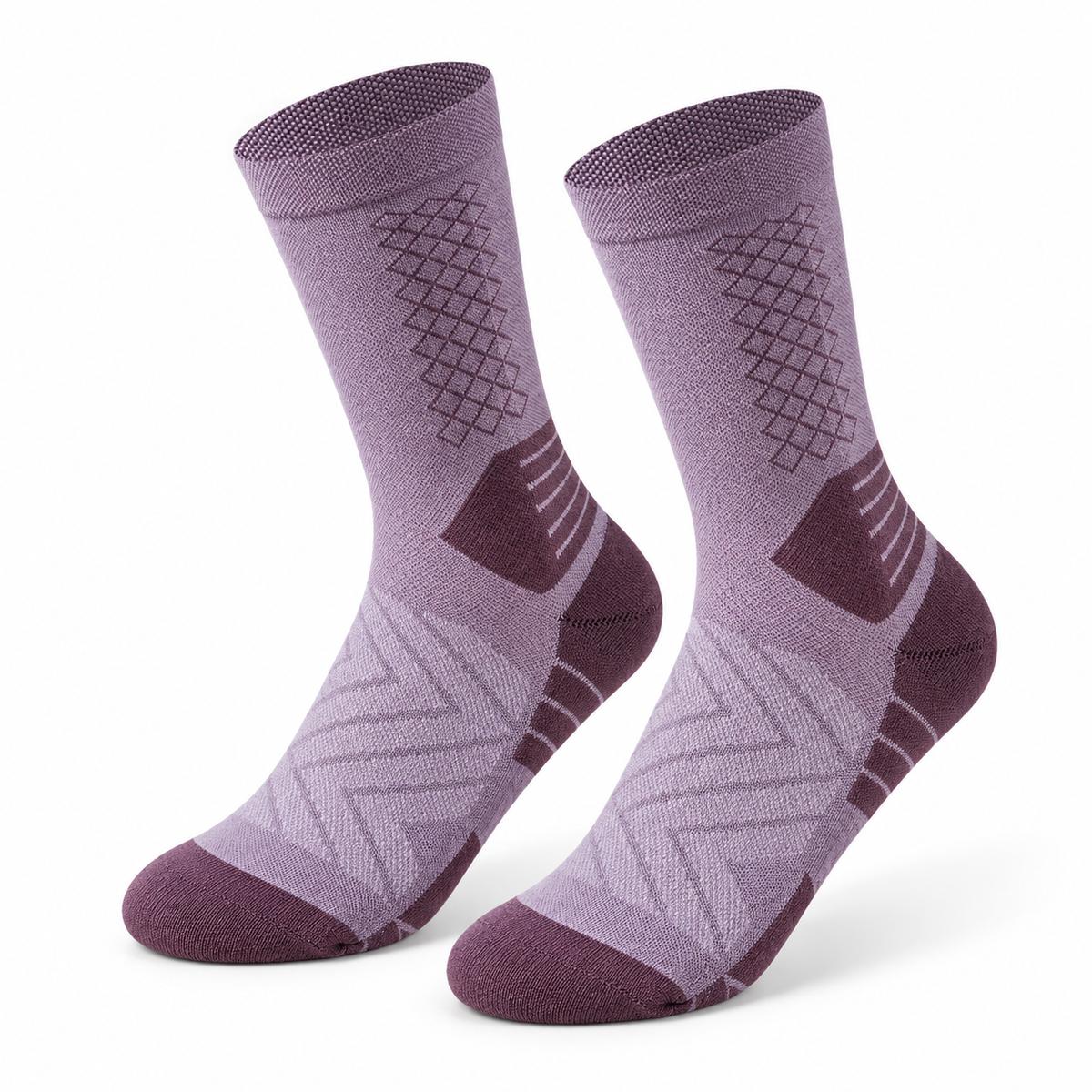 Lot Chaussette Randonnée Femme — Violet