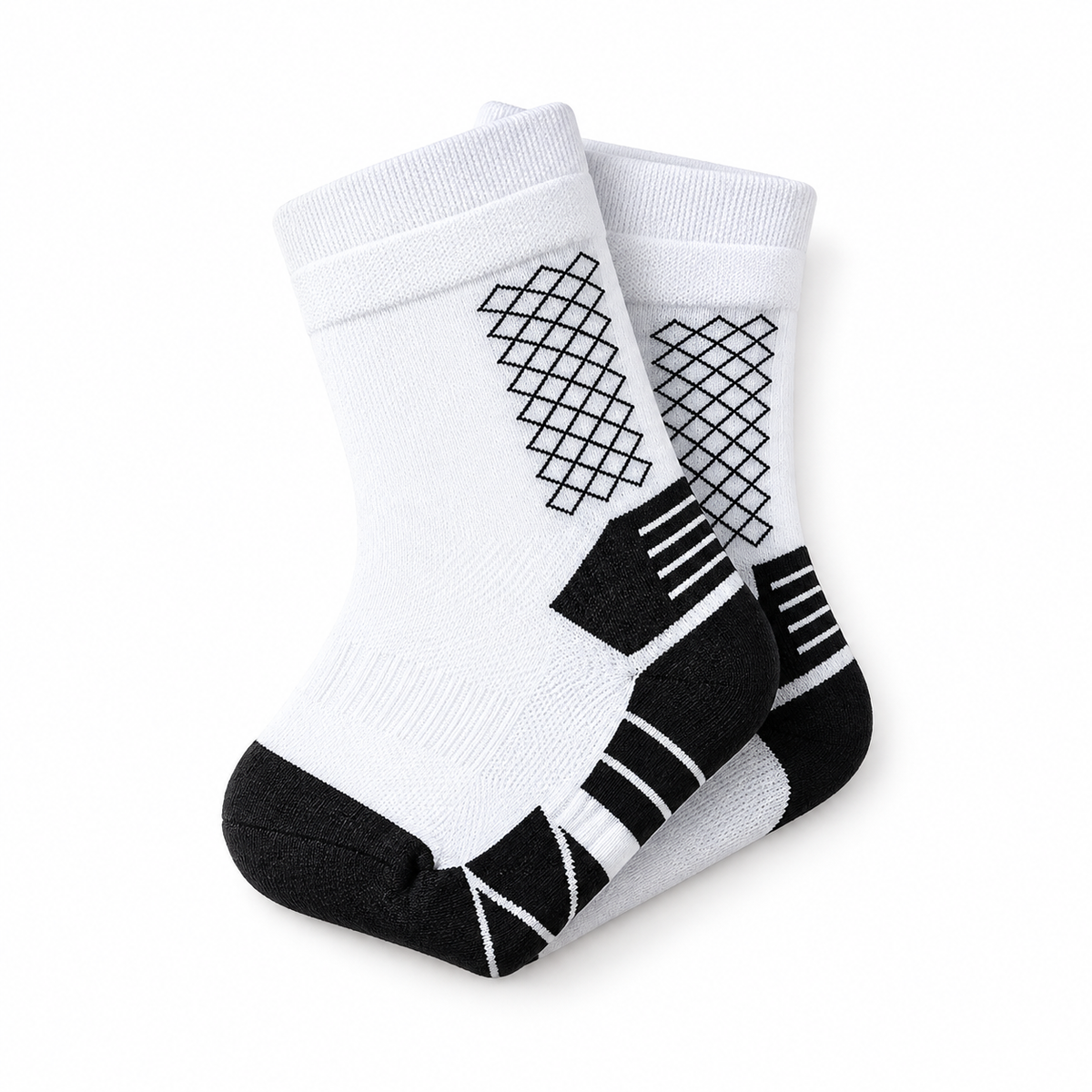 Lot Chaussette Randonnée Femme — pliées Blanc