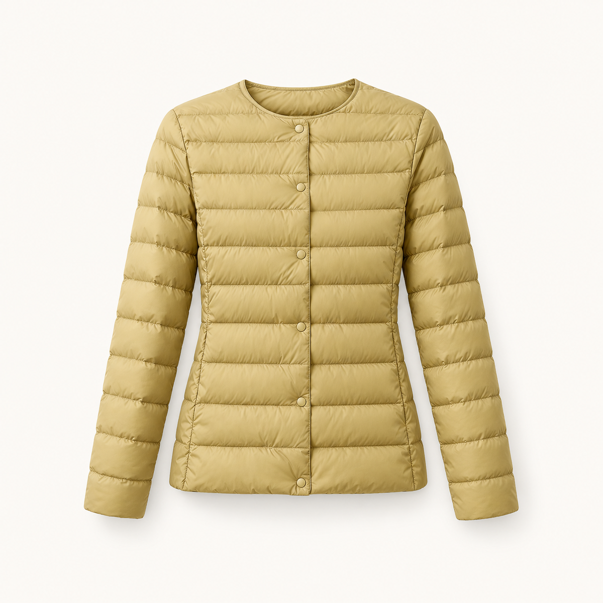 Micro doudoune randonnée femme – vue principale beige
