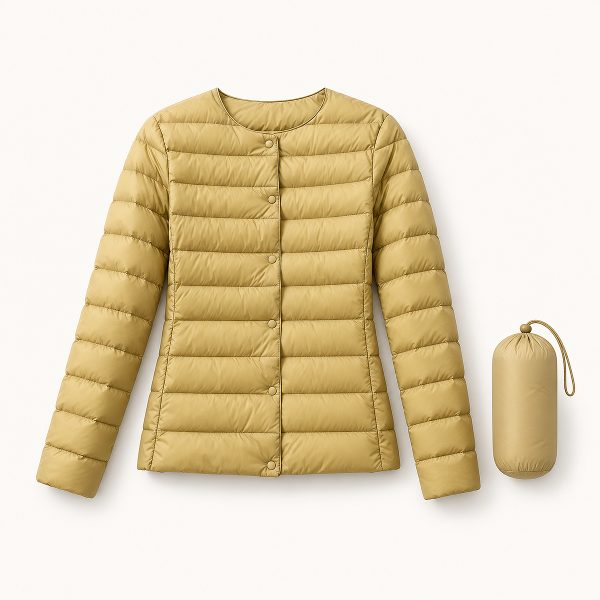 Micro doudoune randonnée femme – avec sac de rangement