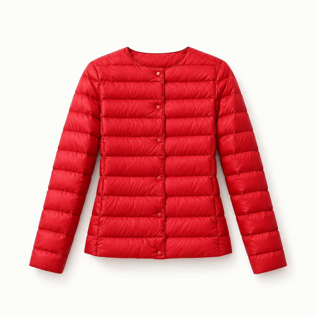 Micro doudoune randonnée femme – packshot rouge