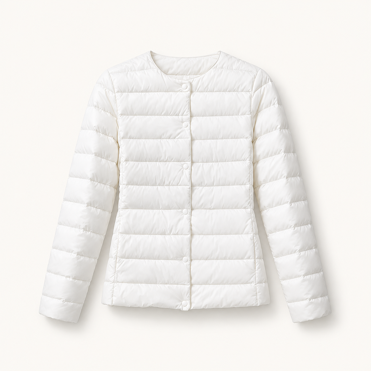 Micro doudoune randonnée femme – packshot blanc