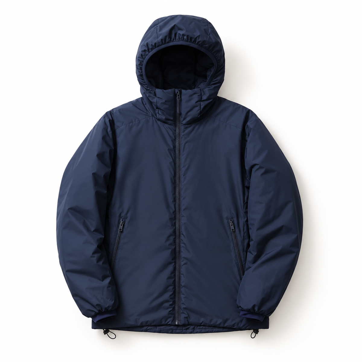 Veste imperméable randonnée homme bleu marine – vue de face