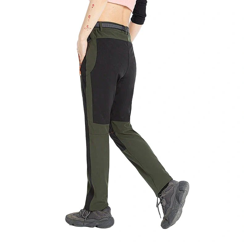 Pantalon Randonnée Femme Kaki