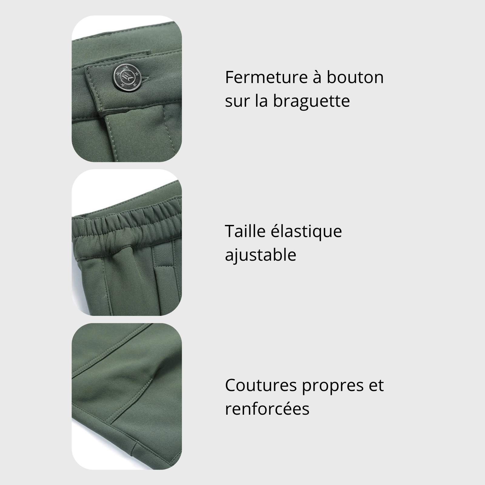 Pantalon Randonnée Marron 6
