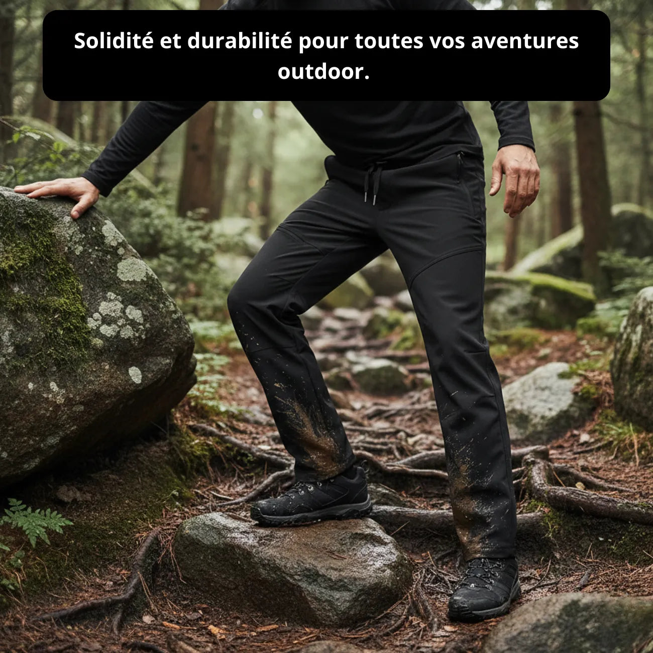 Pantalon Randonnée Noir 4