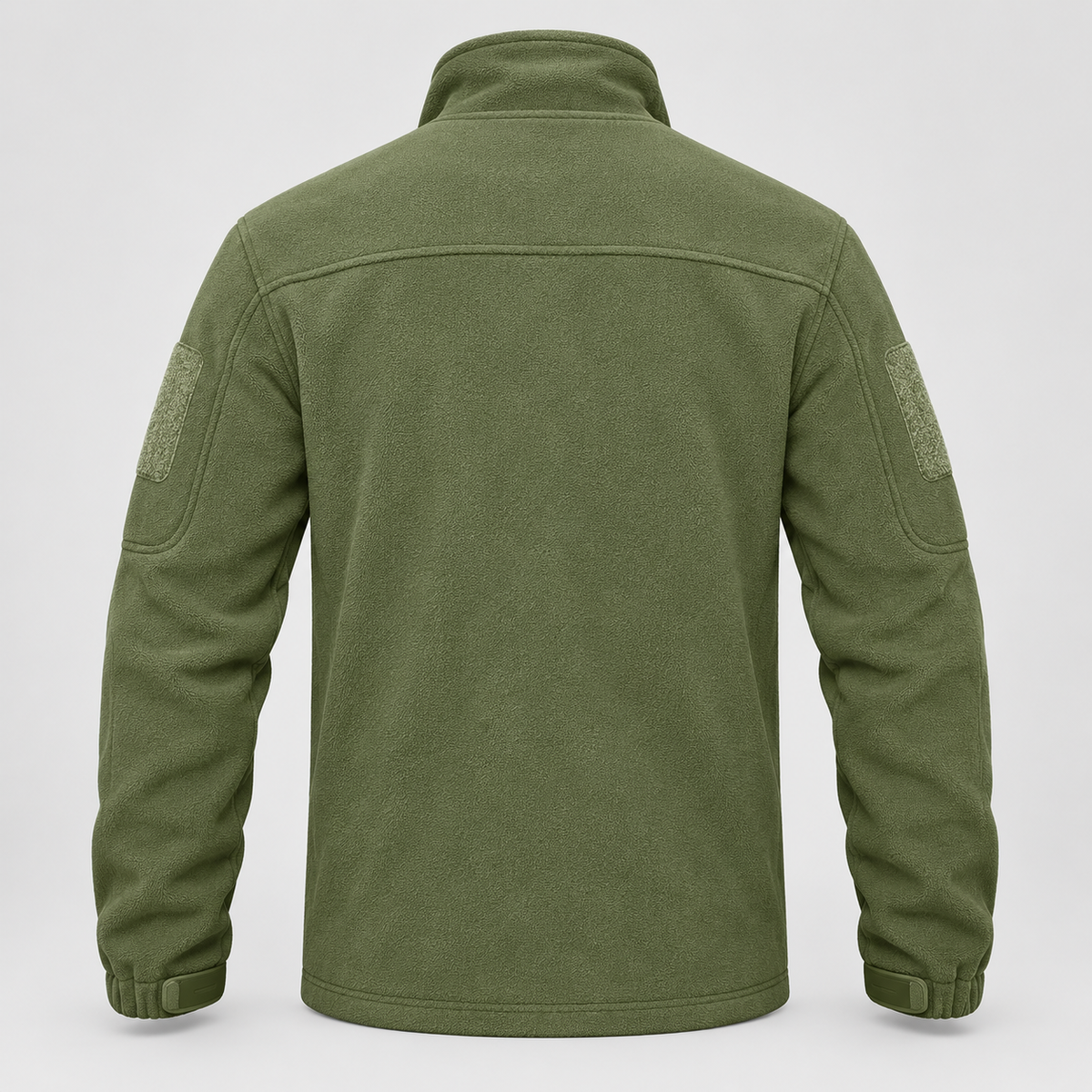 Polaire homme grande taille verte — vue de dos