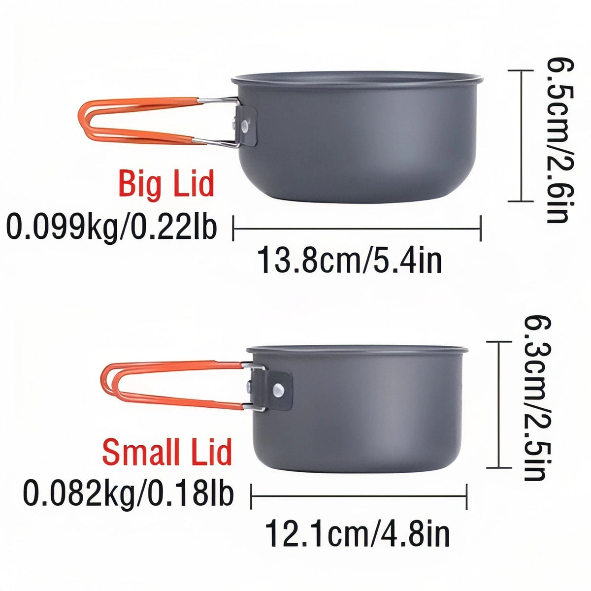 Popote Aluminium Randonnée 9