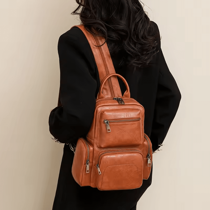 Sac à Dos Cuir Femme Randonnée 9