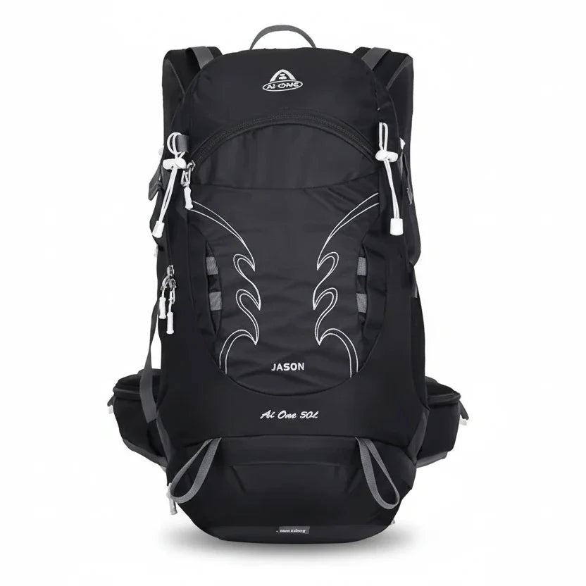 Sac à dos de randonnée 25L couleur noire.