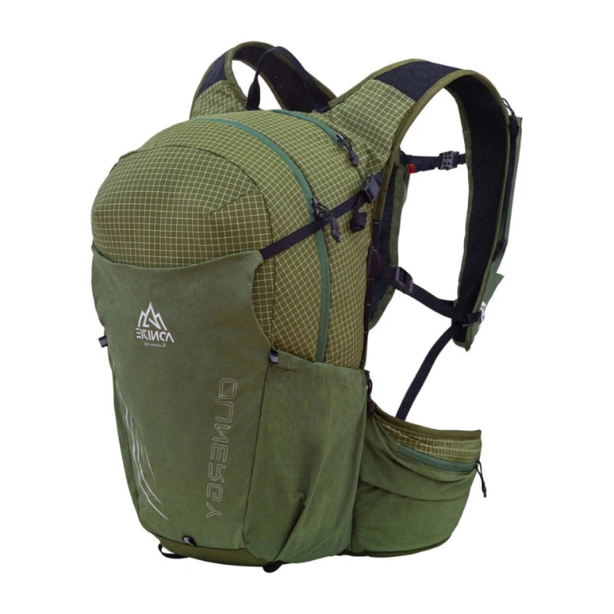 Sac à dos randonnée homme 20L vert, vue avant trois quarts