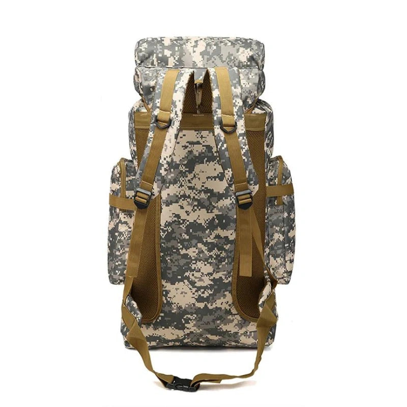 Sac à dos randonnée camouflage dos