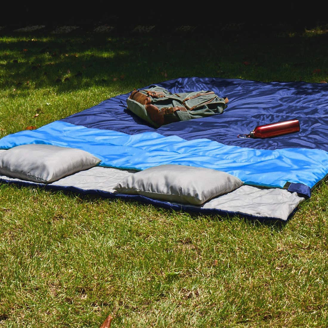 Sac de Couchage 2 Personnes Séparable en Tissu Anti Déchirures