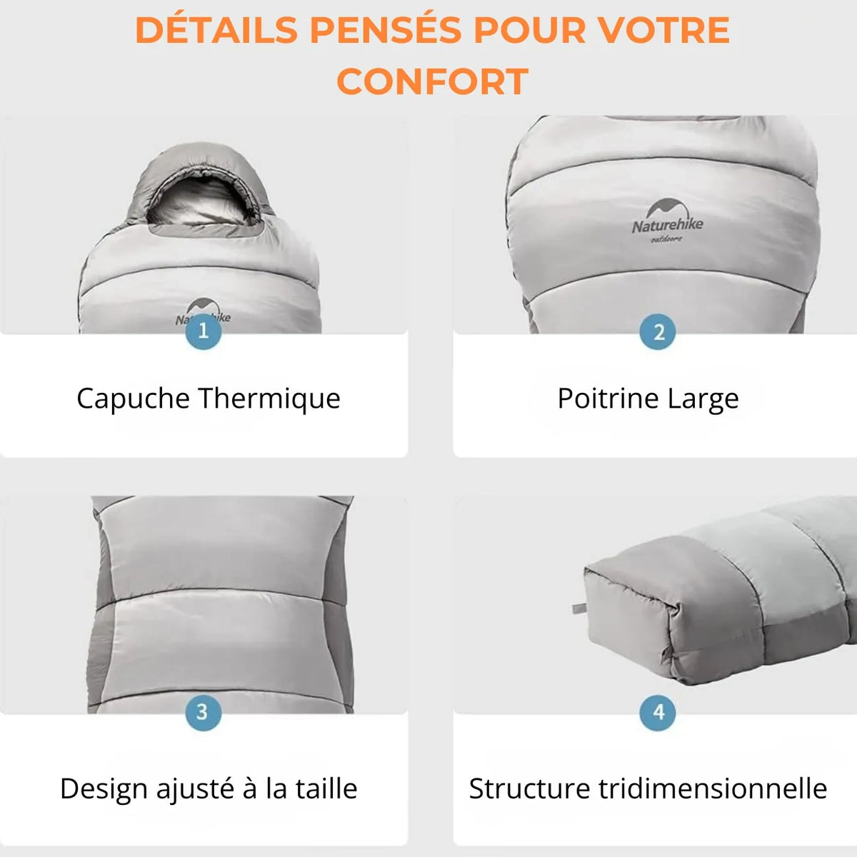 Sac De Couchage Duvet 0°c 2