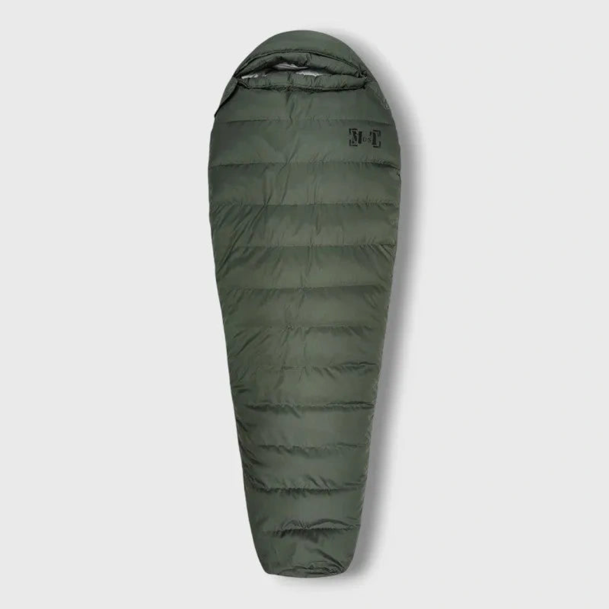 Sac de couchage enfant 10 ans vert — packshot fermé