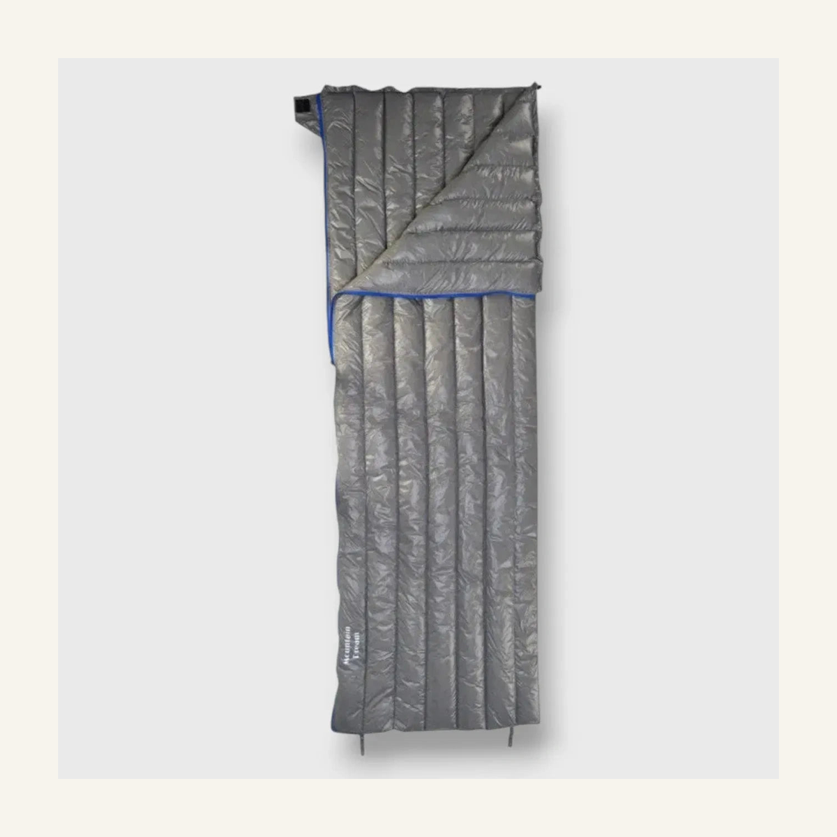 Sac de couchage été compact gris