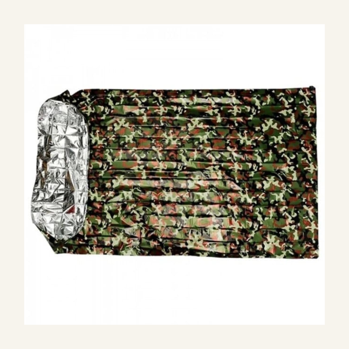 Sac de couchage imperméable rectangulaire camouflage