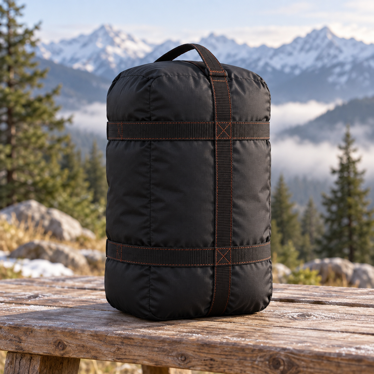 Sac de couchage -18 °C fermé – 07 housse transport noire