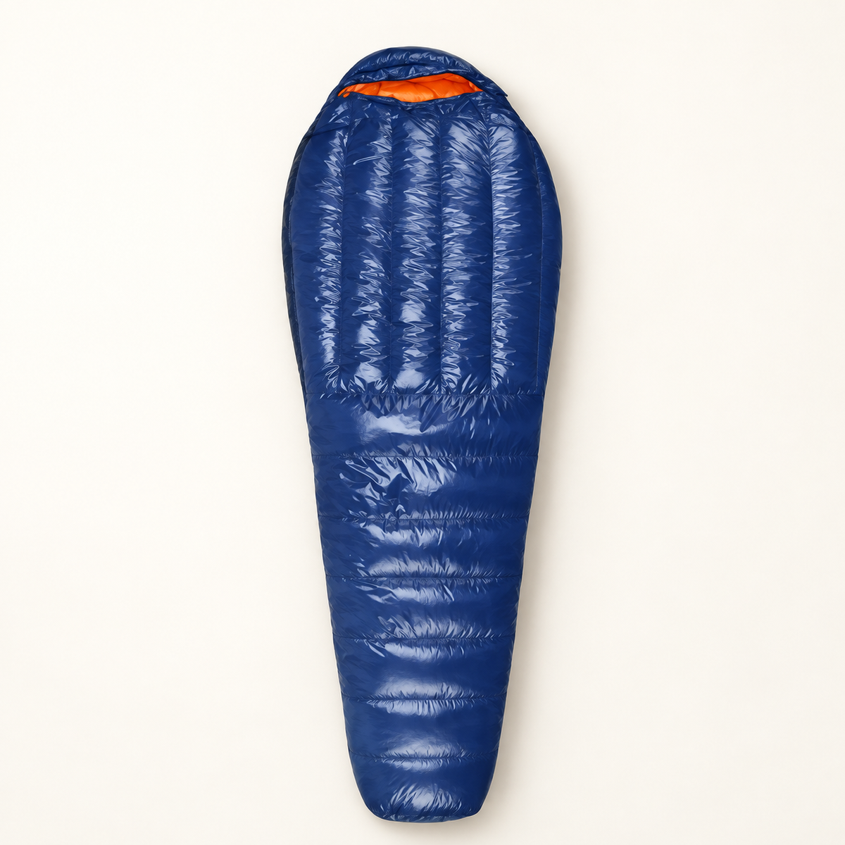 Sac De Couchage -50°c — packshot fermé Bleu-Orange