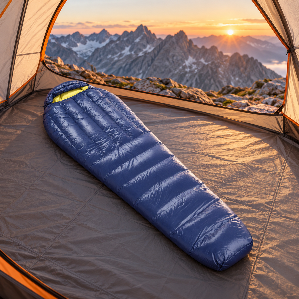 Sac De Couchage -50°c — bivouac tente alpine, fermé