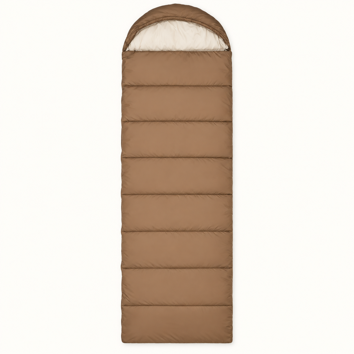 Sac de couchage -8°C fermé – 01 packshot marron