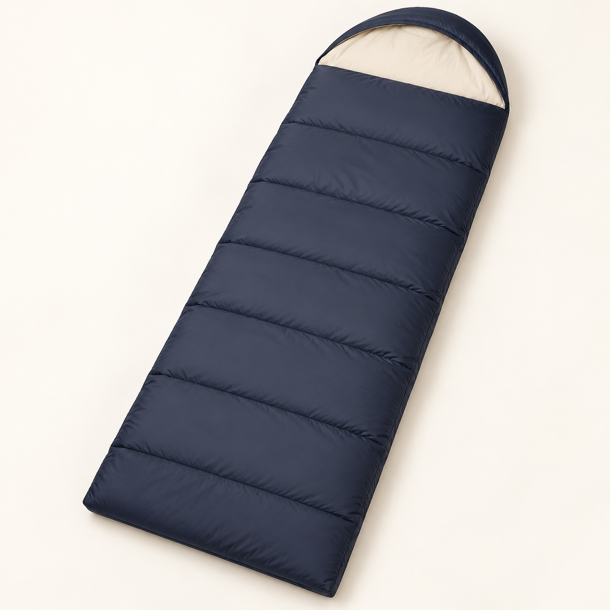 Sac de couchage -8°C fermé – 06 trois quarts bleu