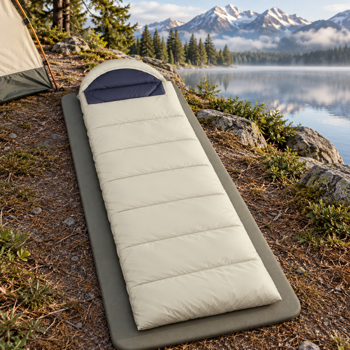 Sac de couchage -8°C fermé – 10 bivouac lac blanc