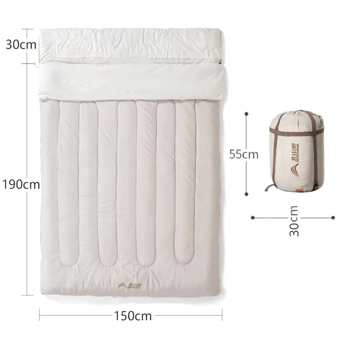 Sac De Couchage Rectangulaire Jumelable 3