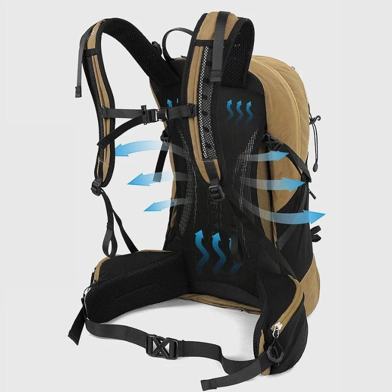 Dos respirant du sac randonnée femme 35L