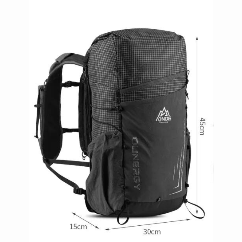 dimensions du sac à dos randonnée hommes 30l noir 