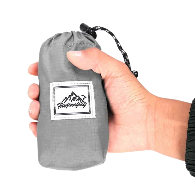 sac à dos randonnée femme pliable gris avec sa de rangement