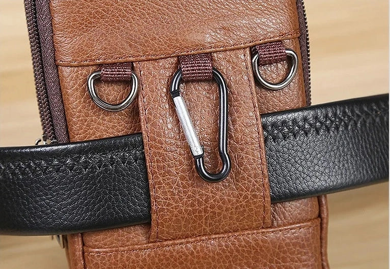Sacoche Cuir Randonnée 8