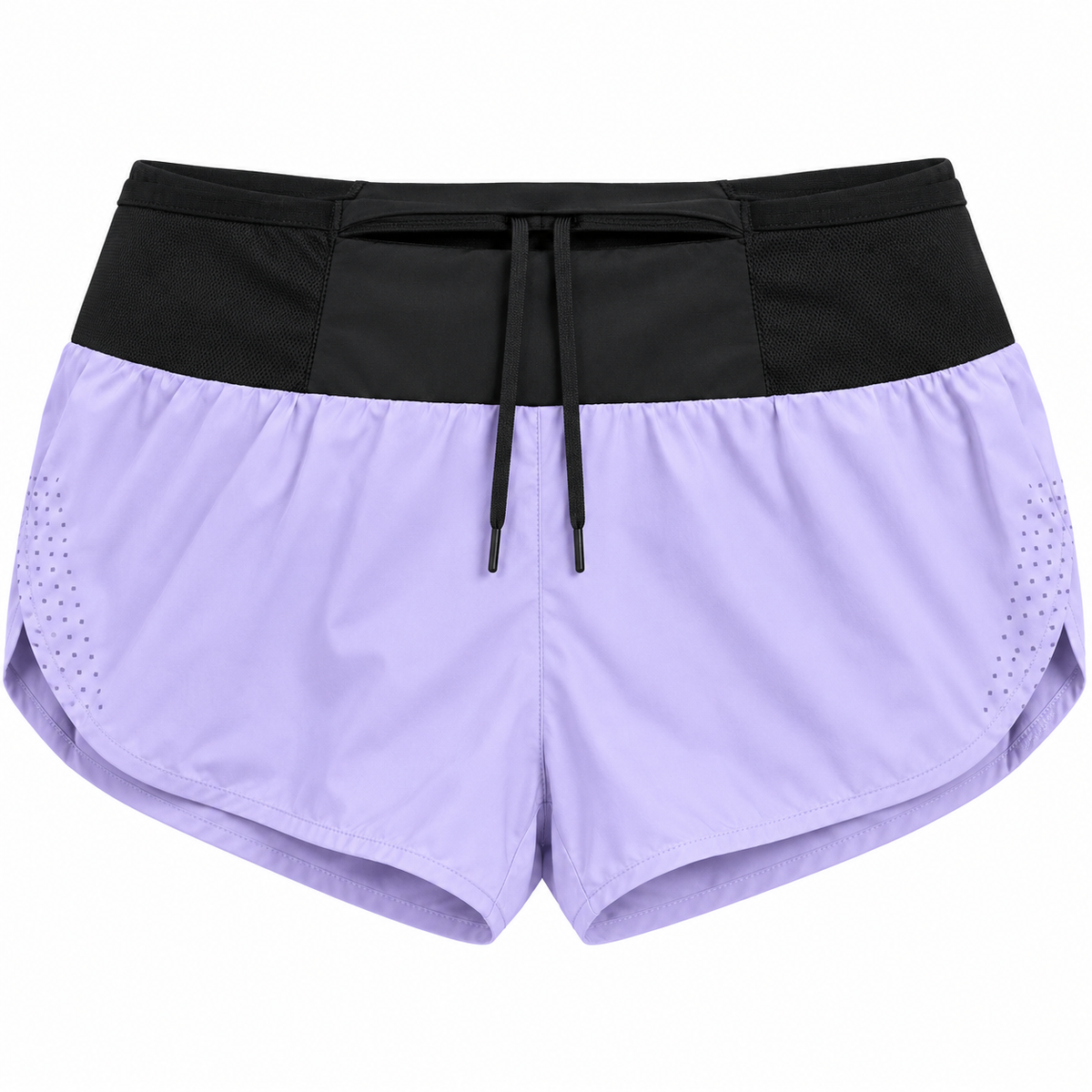 Ceinture à poches du short de randonnée homme violet