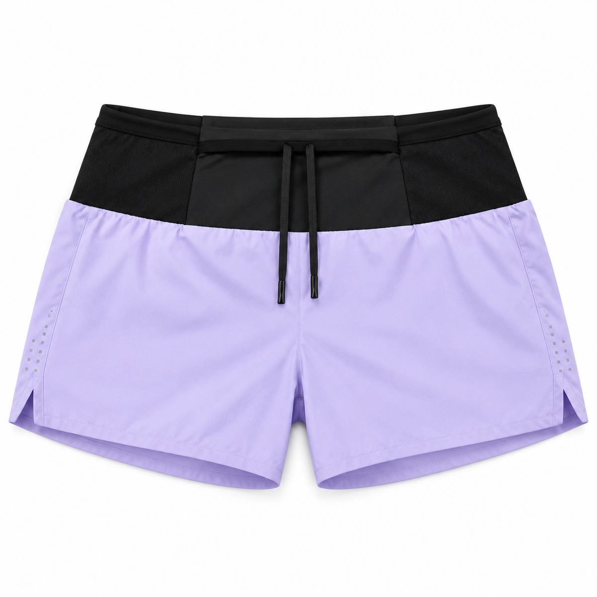 Short de randonnée homme avec poches violet – vue de face