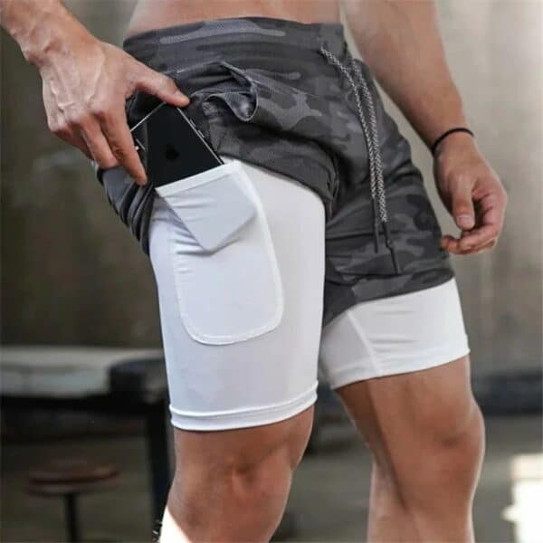 Short De Randonnée Homme Camouflage