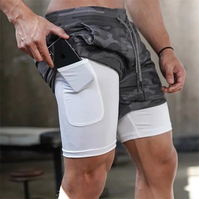 Short De Randonnée Homme Camouflage