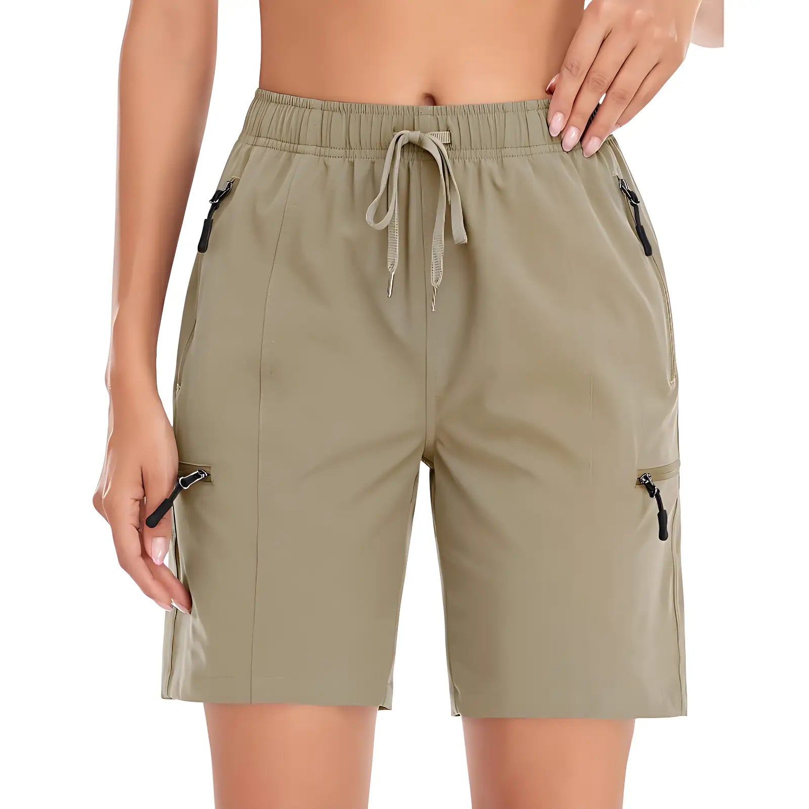 Short Femme De Randonnée Beige