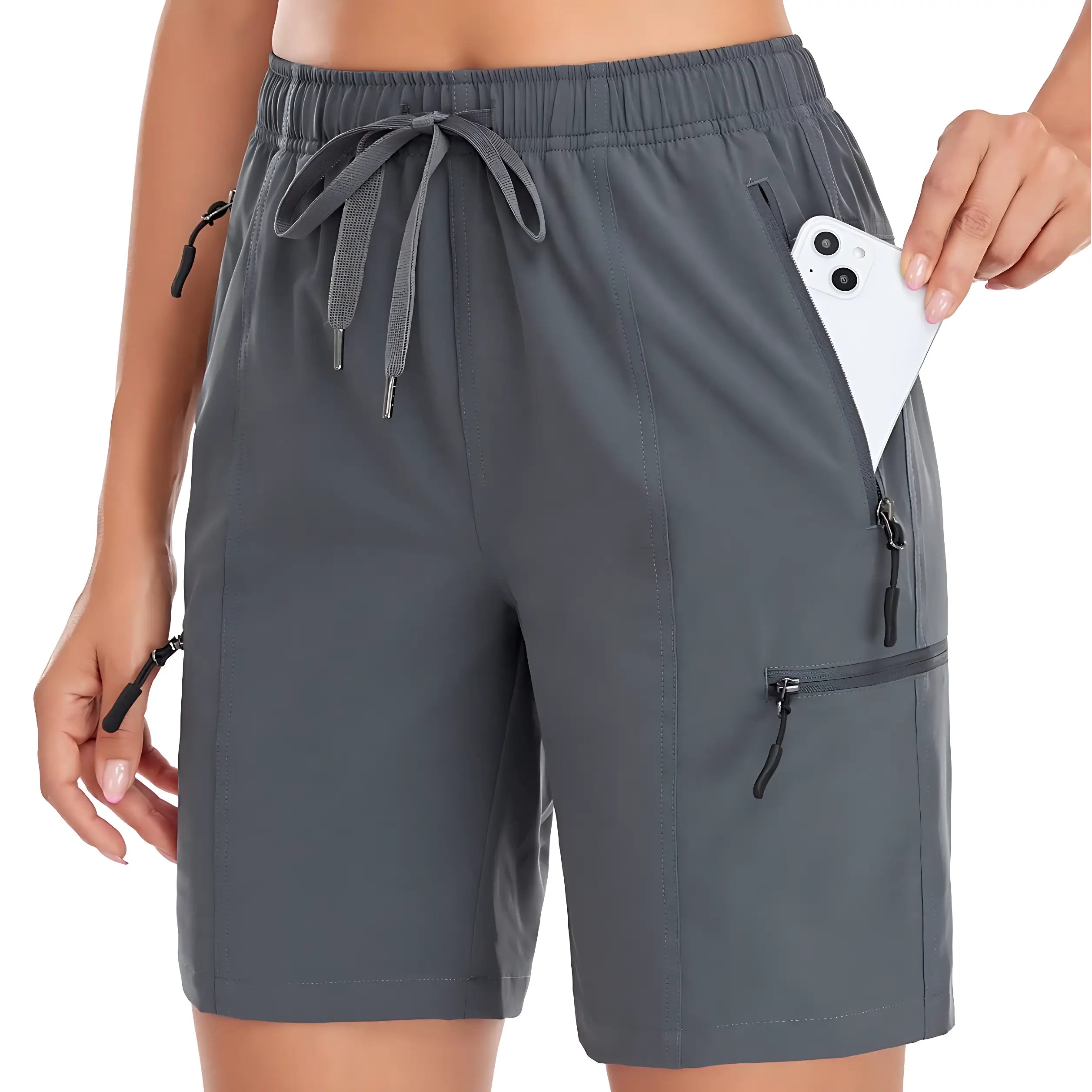 Short Femme De Randonnée Beige