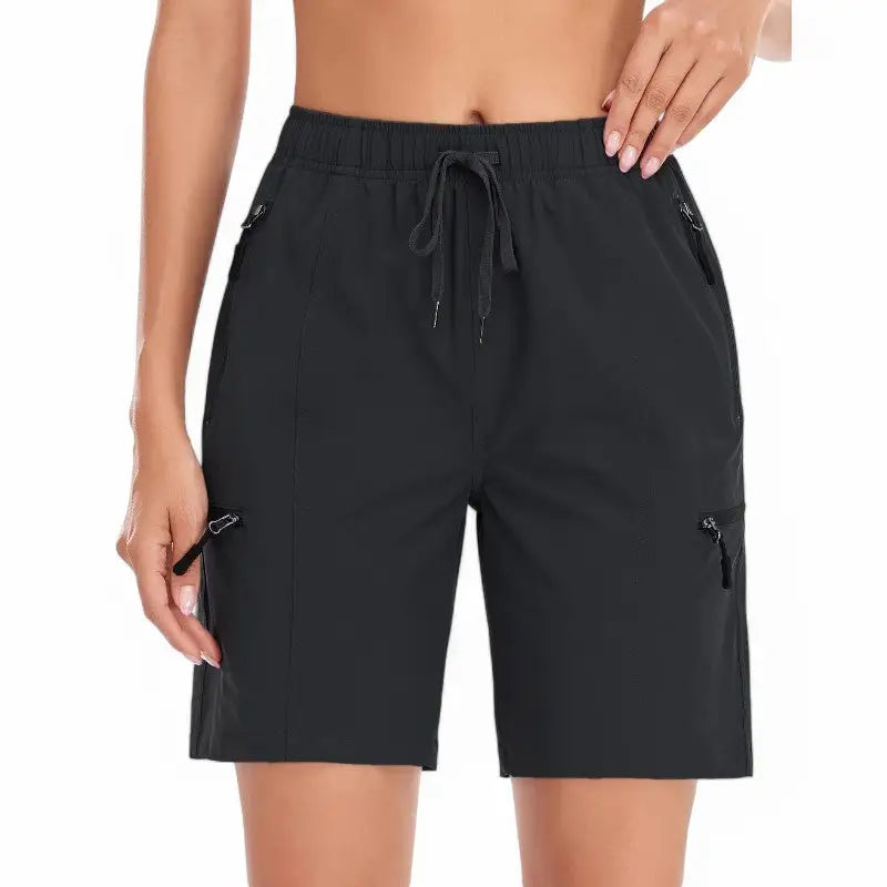 Short Randonnée Femme Kaki