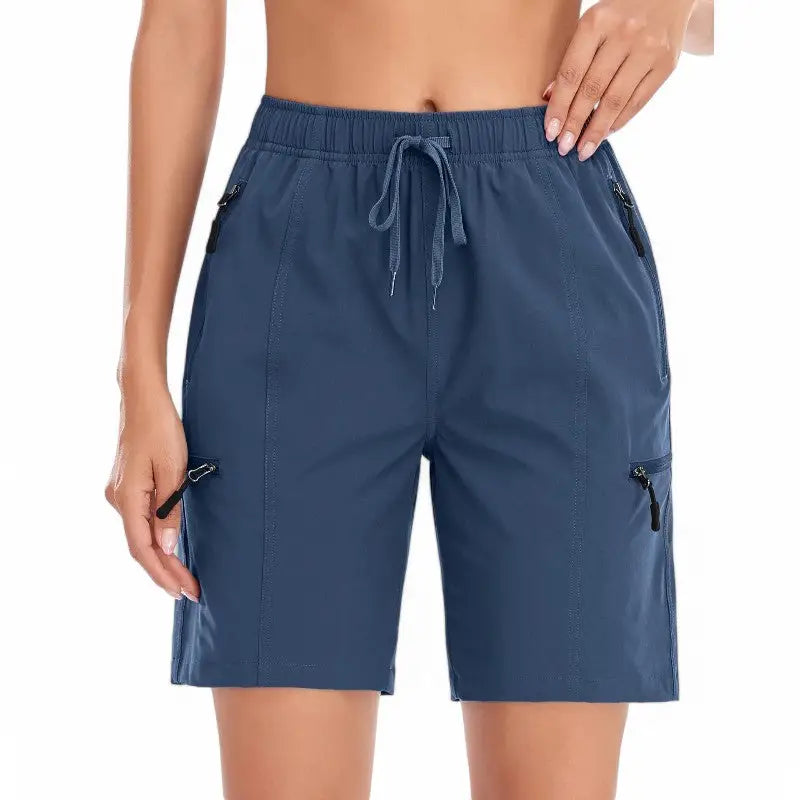 Short Randonnée Femme Kaki